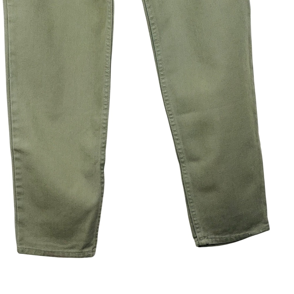 Moda International London Jean Sage Green High Rise Mom Jeans Earthy Soft Girl - Picture 3 of 9